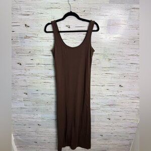 Bumpsuit Maternity Tank Dress size medium brown